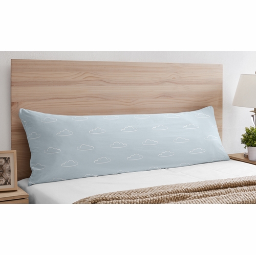 Airplane Red and Blue Collection Cloud Print Full Length Body Pillow Cover - alt image 1
