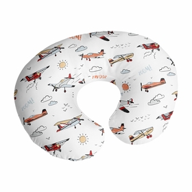 Airplane Red and Blue Collection Nursing Breastfeeding Pillow Cover