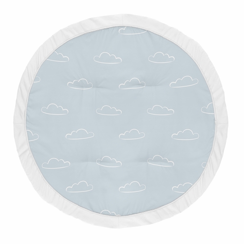 Airplane Red and Blue Collection Playmat - Cloud Print