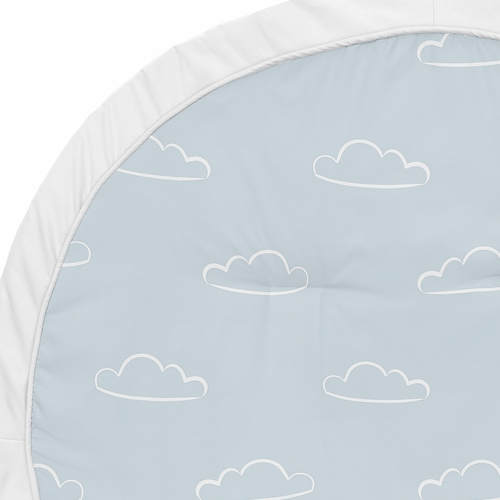 Airplane Red and Blue Collection Playmat - Cloud Print - alt image 2