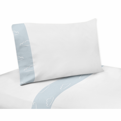 Airplane Red and Blue Collection Toddler Bedding - alt image 4