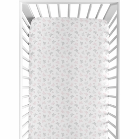 Alexa Collection Crib Sheet - Butterfly Print