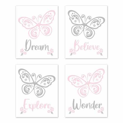 Alexa Collection Wall Art Prints - Set of 4