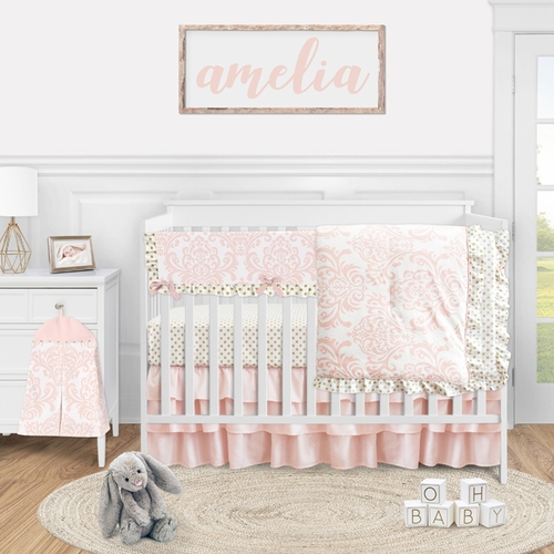 Amelia Collection 5 Piece Crib Bedding