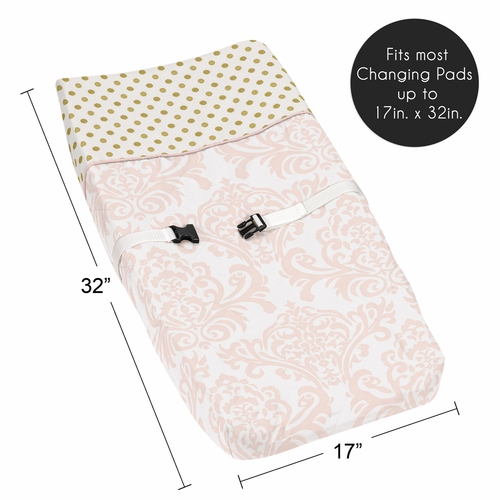 Amelia Collection Changing Pad Cover - alt image 4