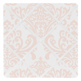 Amelia Collection Damask Print Fabric Memo Board