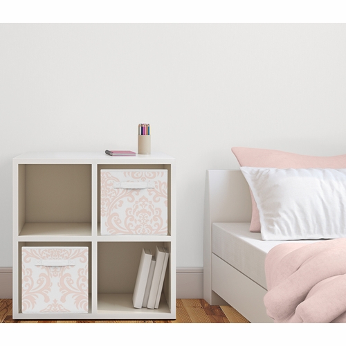 Amelia Collection Foldable Fabric Storage Bins - Set of 2 - alt image 1