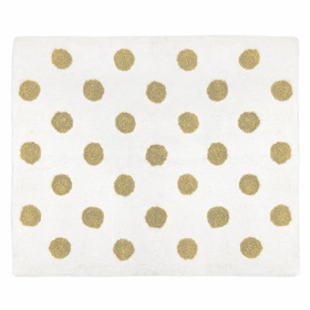 Amelia Collection Polka Dot Accent Floor Rug