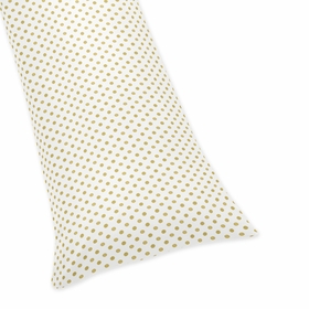 Amelia Collection Polka Dot Print Full Length Body Pillow Cover