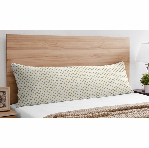 Amelia Collection Polka Dot Print Full Length Body Pillow Cover - alt image 1