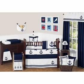 Anchors Away 9 Piece Crib Bedding Collection