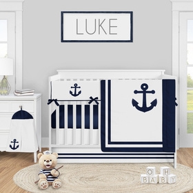Anchors Away Collection 5 Piece Crib Bedding