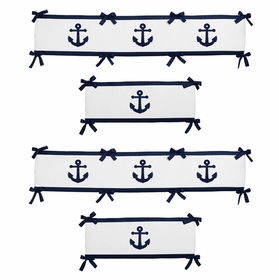 Anchors Away Collection Crib Bumper Pad