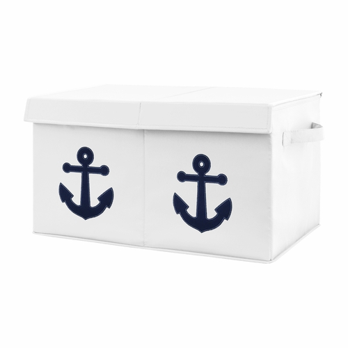 Anchors Away Collection Fabric Toy Bin Storage