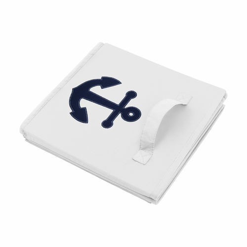 Anchors Away Collection Fabric Toy Bin Storage - alt image 3
