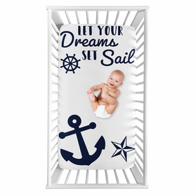 Anchors Away Collection Photo Op Crib Sheet
