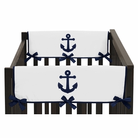 Anchors Away Collection Side Rail Guard Covers - Set of 2