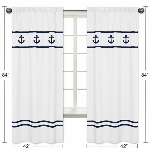 Anchors Away Collection Window Panels - Set of 2 - alt image 4