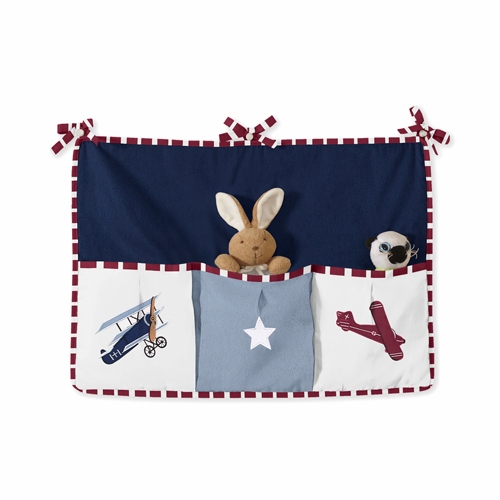 Aviator 11 Piece Bumperless Crib Bedding Collection - alt image 3