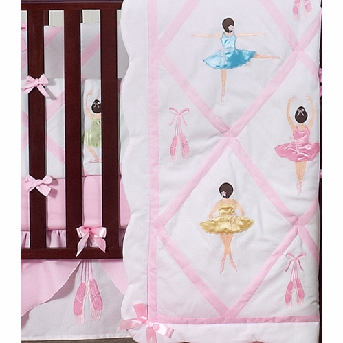 Ballerina 9 Piece Crib Bedding Collection - alt image 3
