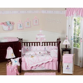 Ballerina 9 Piece Crib Bedding Collection