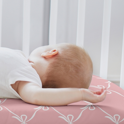 Ballerina and Ballet Bows Collection 2 Pack Baby Bassinet Fitted Sheets - alt image 2