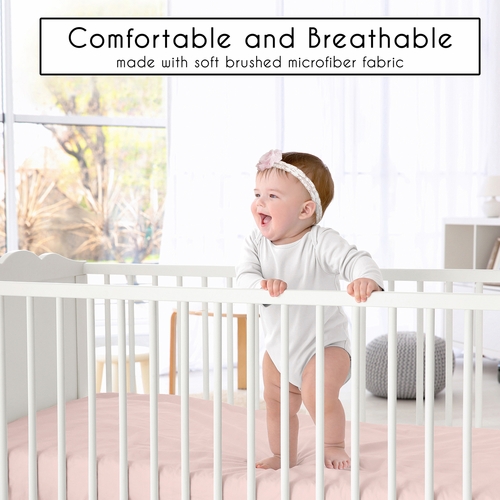 Ballerina and Ballet Bows Collection 2 Pack Crib Sheets - Bow Print - alt image 5