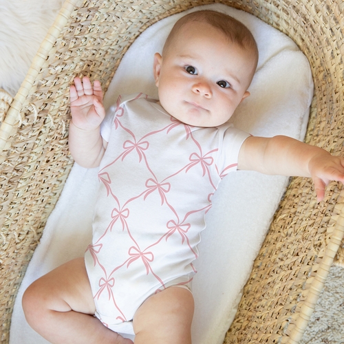 Ballerina and Ballet Bows Collection 6-12M Baby Clothes Bodysuits - 2 Pack Set - alt image 2