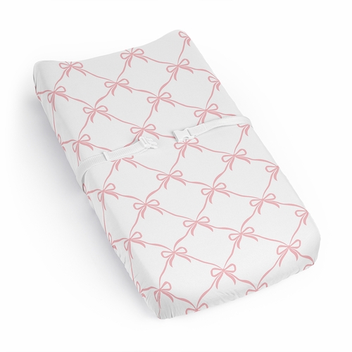Ballerina and Ballet Bows Collection Changing Pad Cover Sheet