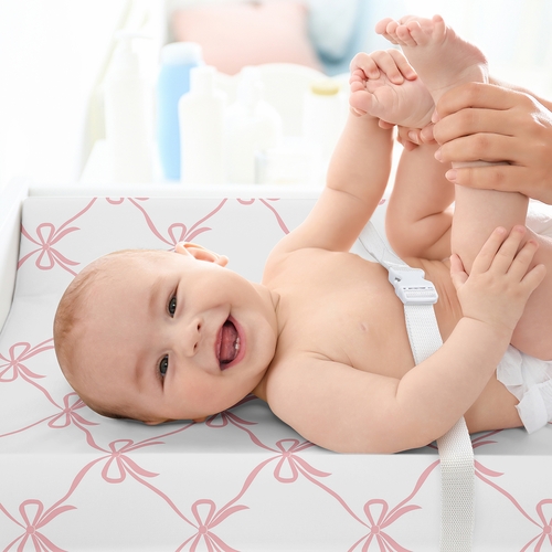 Ballerina and Ballet Bows Collection Changing Pad Cover Sheet - alt image 2