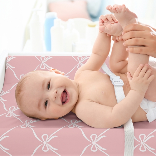 Ballerina and Ballet Bows Collection Changing Pad Cover Sheet - alt image 2