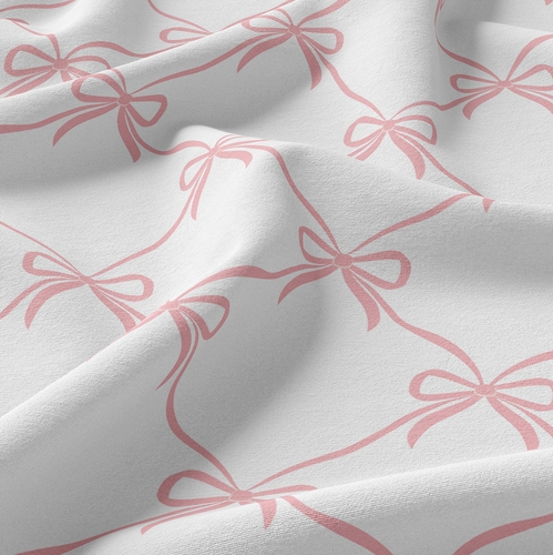 Ballerina and Ballet Bows Collection Crib Bed Skirt - alt image 5