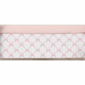 Ballerina and Ballet Bows Collection Crib Bed Skirt