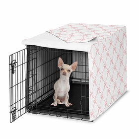 Ballerina and Ballet Bows Collection Dog Crate Kennel Cover 24in.