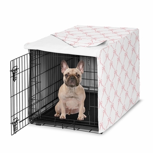 Ballerina and Ballet Bows Collection Dog Crate Kennel Cover 30in.
