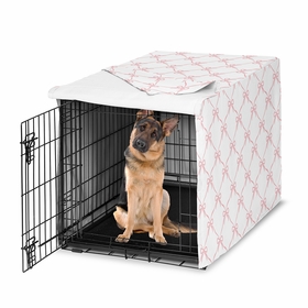 Ballerina and Ballet Bows Collection Dog Crate Kennel Cover 48in.