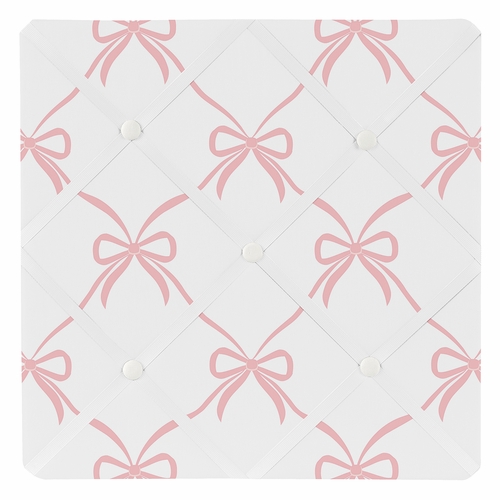 Ballerina and Ballet Bows Collection Fabric Memo Board