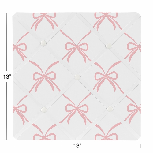 Ballerina and Ballet Bows Collection Fabric Memo Board - alt image 2