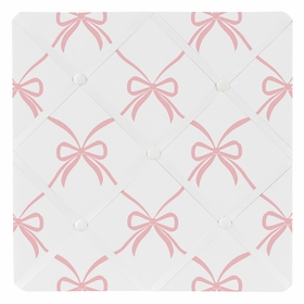 Ballerina and Ballet Bows Collection Fabric Memo Board