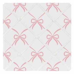 Ballerina and Ballet Bows Collection Fabric Memo Board