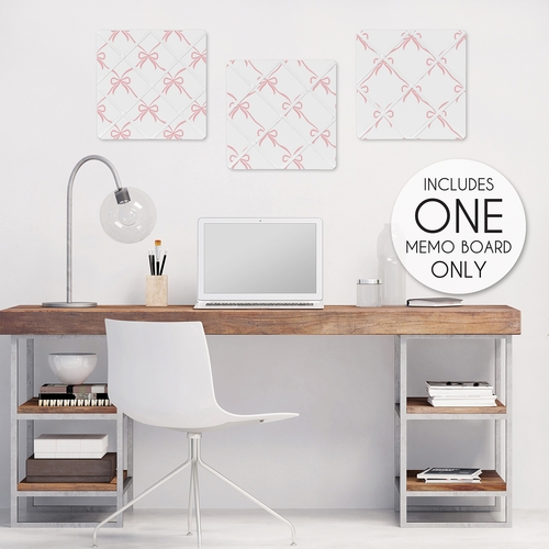 Ballerina and Ballet Bows Collection Fabric Memo Board - alt image 1