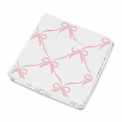 Ballerina and Ballet Bows Collection Fabric Toy Bin Storage - alt image 3