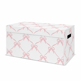 Ballerina and Ballet Bows Collection Fabric Toy Bin Storage