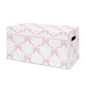 Ballerina and Ballet Bows Collection Fabric Toy Bin Storage