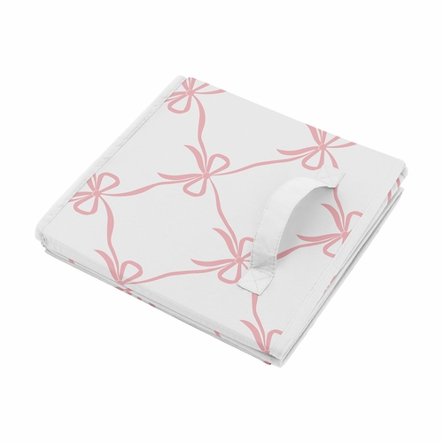 Ballerina and Ballet Bows Collection Foldable Fabric Storage Bins - alt image 3