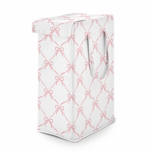 Ballerina and Ballet Bows Collection Laundry Hamper with Handles