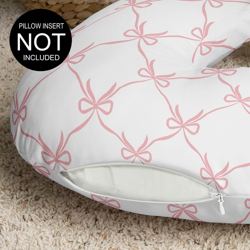 Ballerina and Ballet Bows Collection Nursing Breastfeeding Pillow Cover - alt image 2