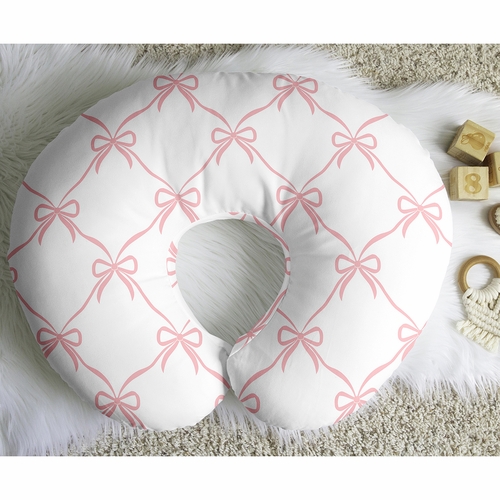 Ballerina and Ballet Bows Collection Nursing Breastfeeding Pillow Cover - alt image 4