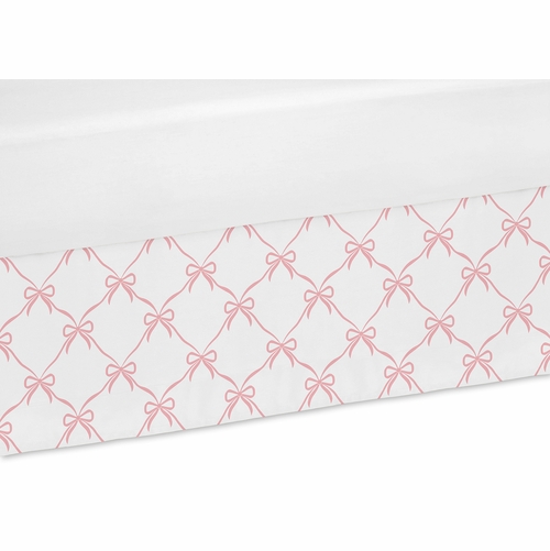 Ballerina and Ballet Bows Collection Queen Bed Skirt