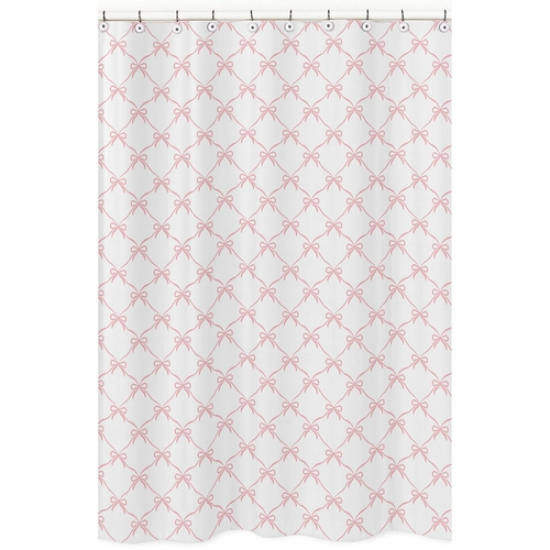 Ballerina and Ballet Bows Collection Shower Curtain